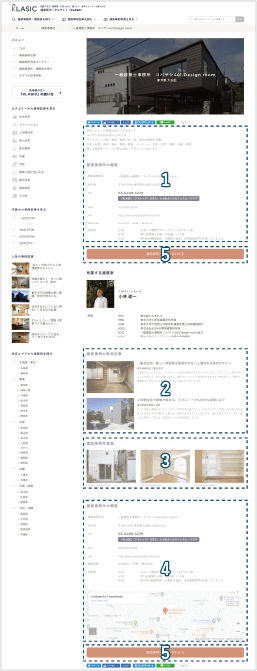 建築家紹介ページ